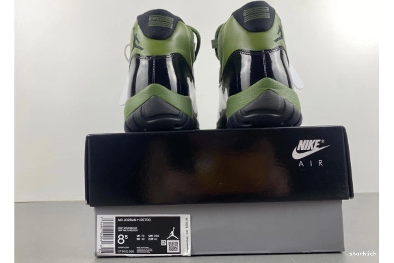 Military CT8012-300 Retro Jordan 11  Green CT8012-300 0424